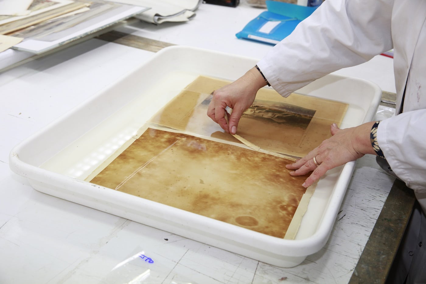 Restauration estampe japonaise - Atelier Laffitte - Restauration papier