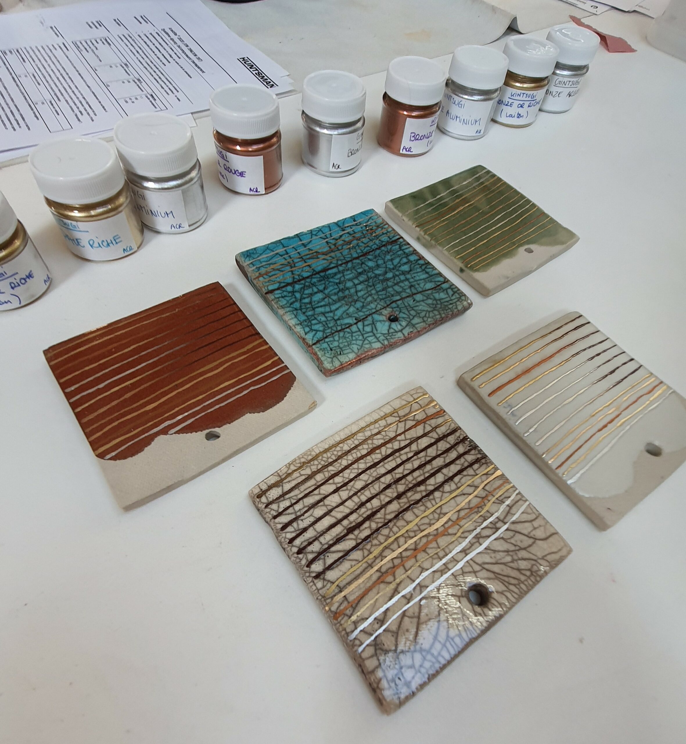 Kintsugi contemporain aux ateliers de la Cour Roland