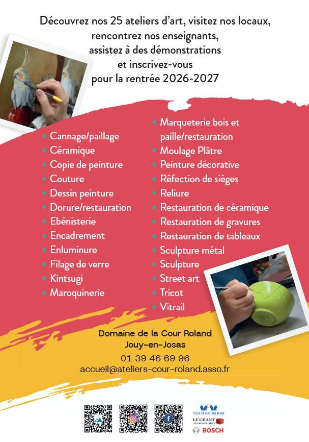 Portes ouvertes ateliers de la cour roland